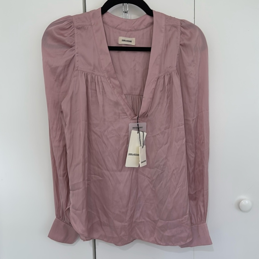 ZADIG & VOLTAIRE satin TOP size XS, NWT